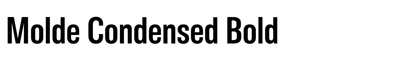 Molde Condensed Bold